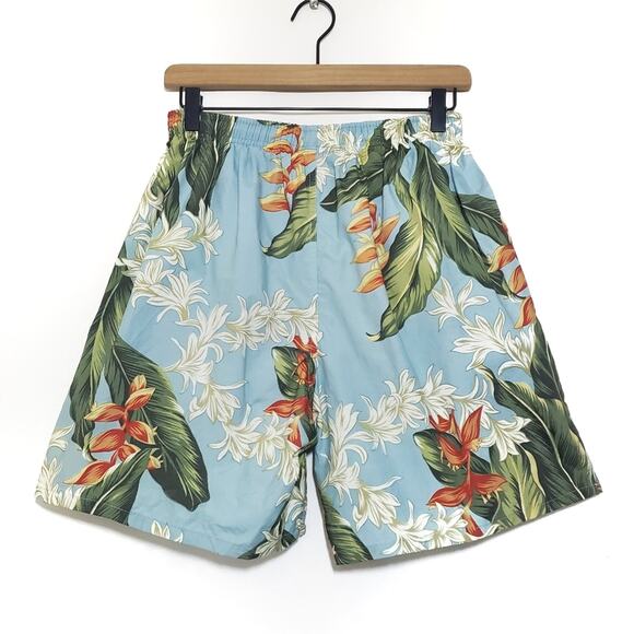 Speedo | Tropical Floral Print Swim Trunks with Pockets - Picture 3 of 8